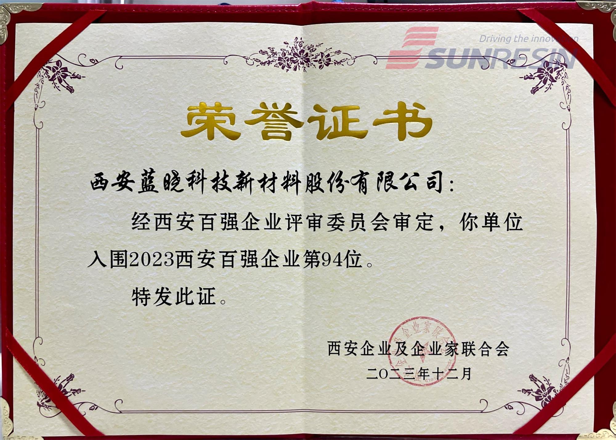 ggpoker官网科技入选“2023西安百强企业” ggpoker官网科技入选“2023西安百强企业”